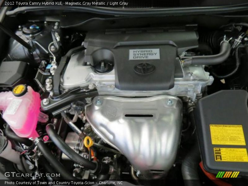 Magnetic Gray Metallic / Light Gray 2012 Toyota Camry Hybrid XLE