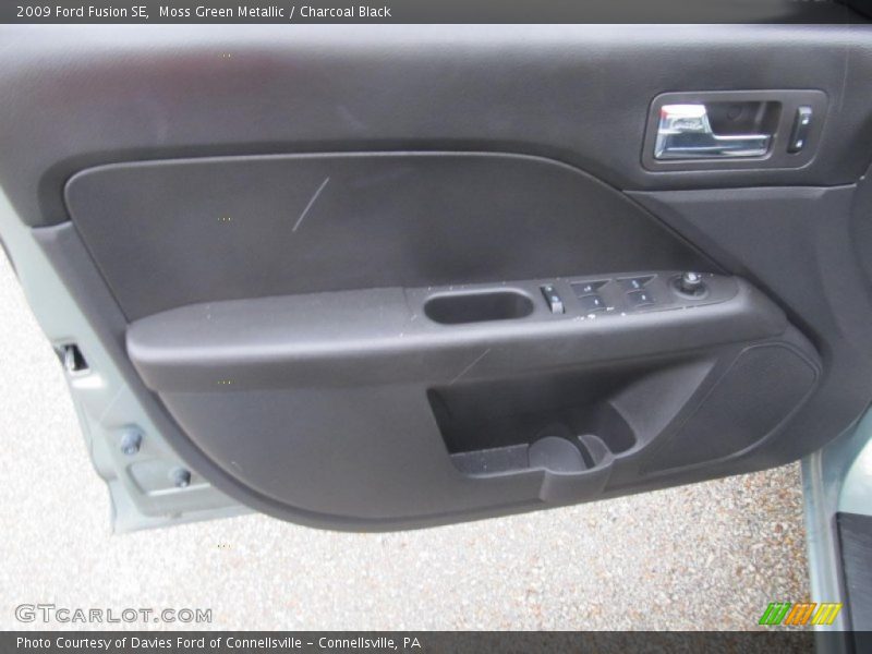 Moss Green Metallic / Charcoal Black 2009 Ford Fusion SE