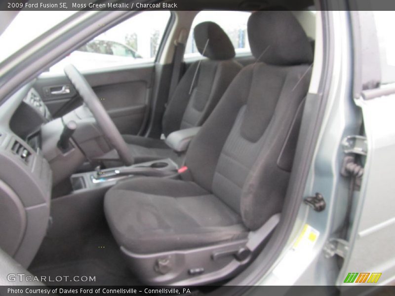 Moss Green Metallic / Charcoal Black 2009 Ford Fusion SE