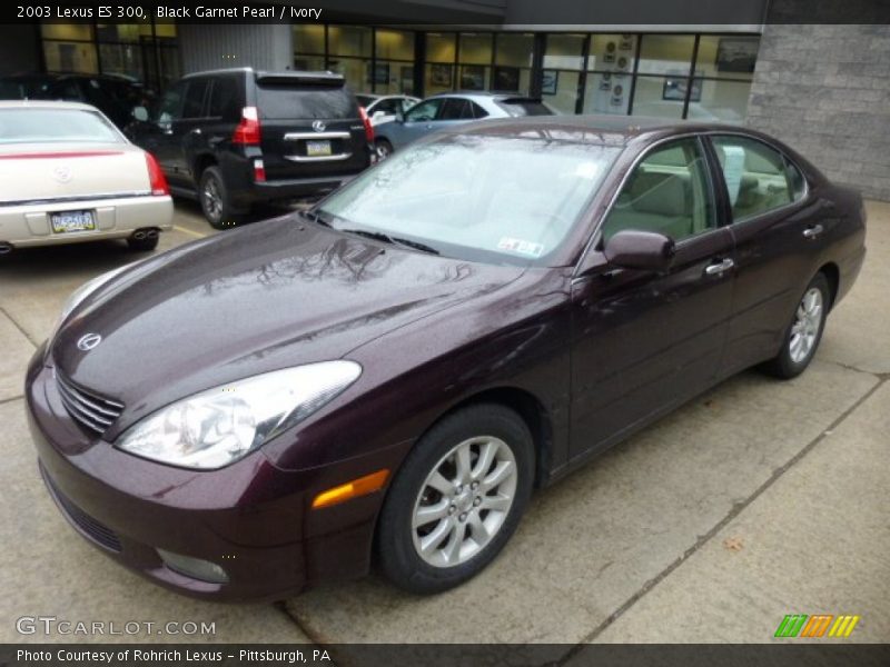 Black Garnet Pearl / Ivory 2003 Lexus ES 300