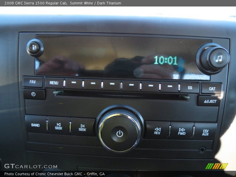 Summit White / Dark Titanium 2008 GMC Sierra 1500 Regular Cab
