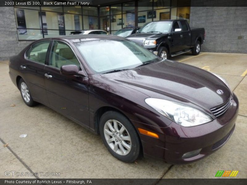 Black Garnet Pearl / Ivory 2003 Lexus ES 300