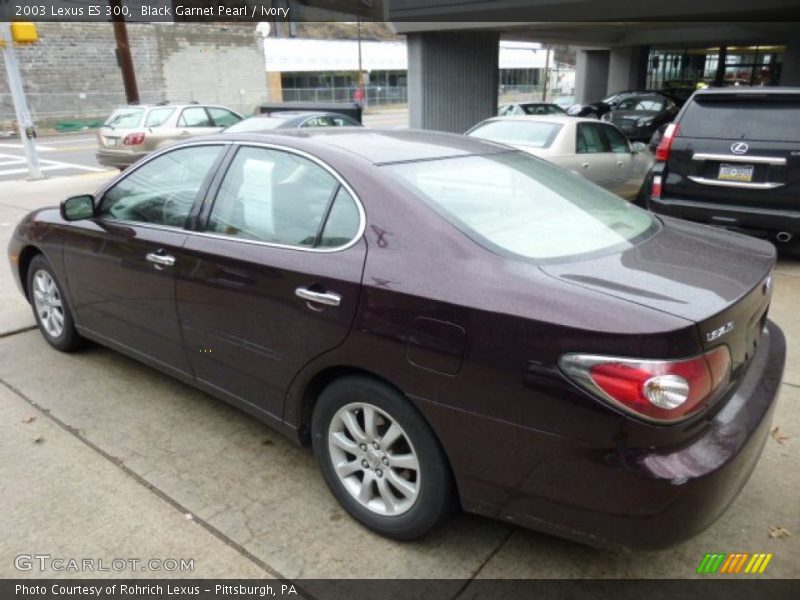 Black Garnet Pearl / Ivory 2003 Lexus ES 300