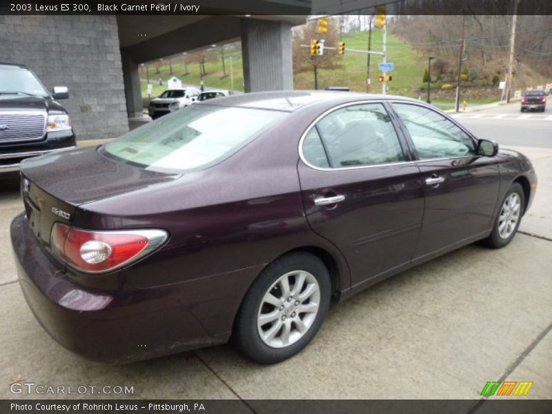 Black Garnet Pearl / Ivory 2003 Lexus ES 300