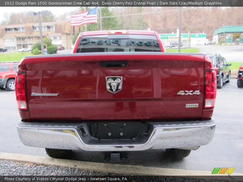 Deep Cherry Red Crystal Pearl / Dark Slate Gray/Medium Graystone 2012 Dodge Ram 1500 Outdoorsman Crew Cab 4x4