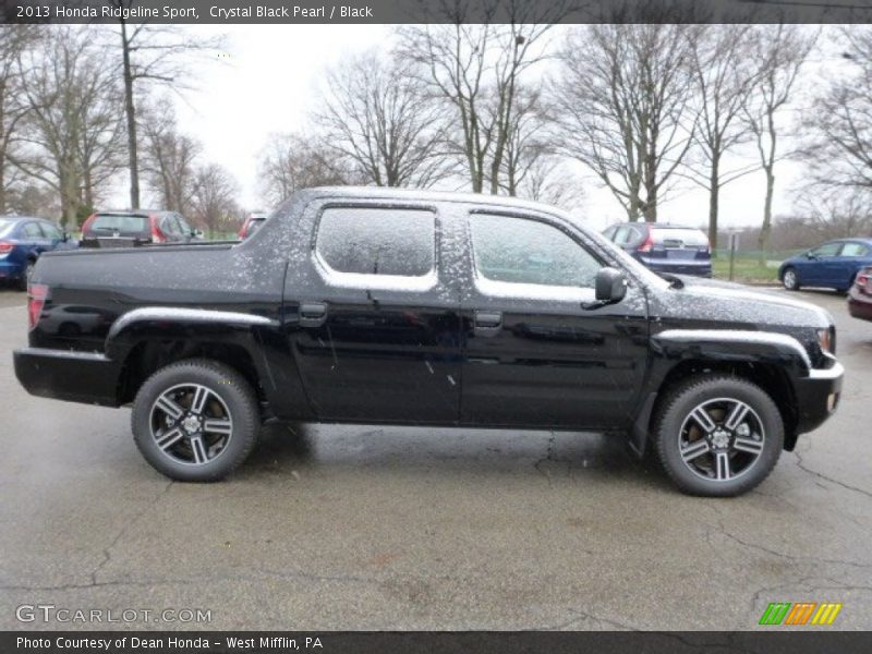 Crystal Black Pearl / Black 2013 Honda Ridgeline Sport