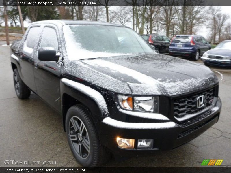 Crystal Black Pearl / Black 2013 Honda Ridgeline Sport