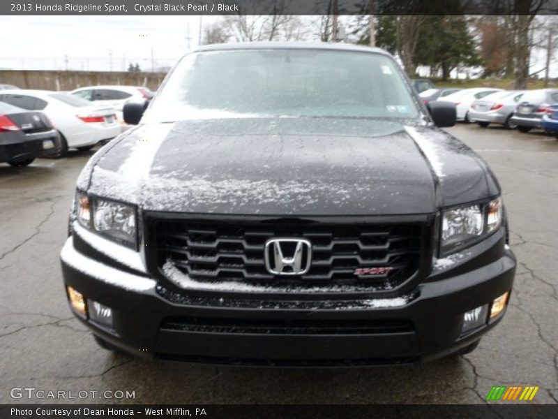 Crystal Black Pearl / Black 2013 Honda Ridgeline Sport