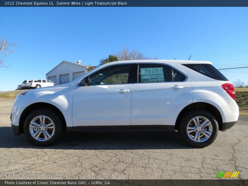 Summit White / Light Titanium/Jet Black 2013 Chevrolet Equinox LS