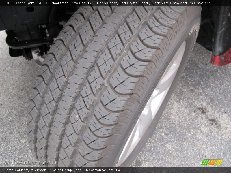 Deep Cherry Red Crystal Pearl / Dark Slate Gray/Medium Graystone 2012 Dodge Ram 1500 Outdoorsman Crew Cab 4x4