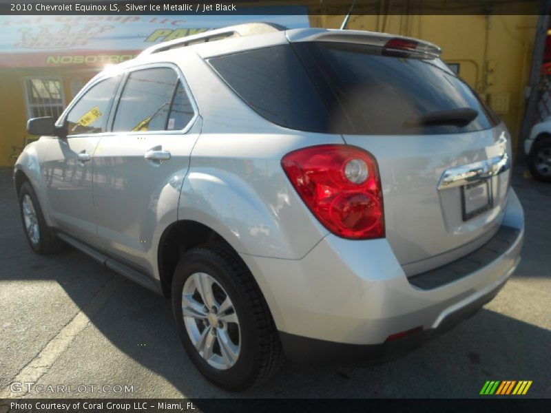 Silver Ice Metallic / Jet Black 2010 Chevrolet Equinox LS