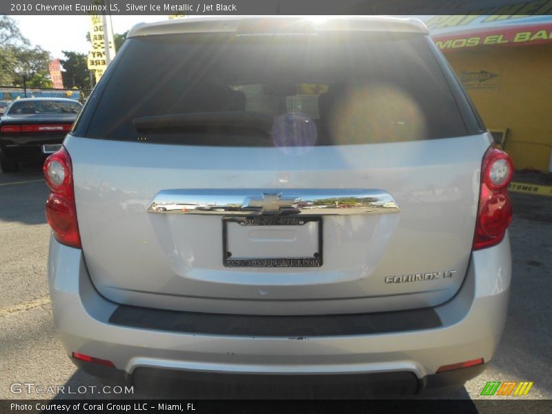 Silver Ice Metallic / Jet Black 2010 Chevrolet Equinox LS