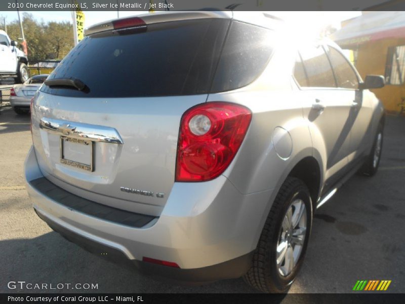 Silver Ice Metallic / Jet Black 2010 Chevrolet Equinox LS