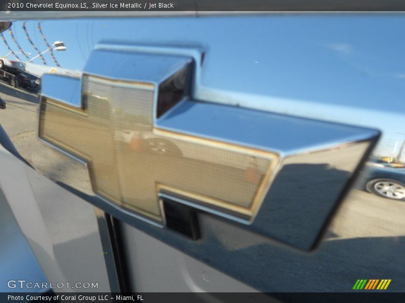 Silver Ice Metallic / Jet Black 2010 Chevrolet Equinox LS