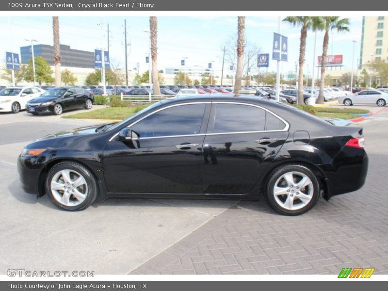 Crystal Black Pearl / Ebony 2009 Acura TSX Sedan