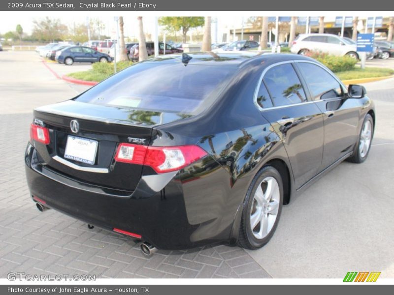 Crystal Black Pearl / Ebony 2009 Acura TSX Sedan