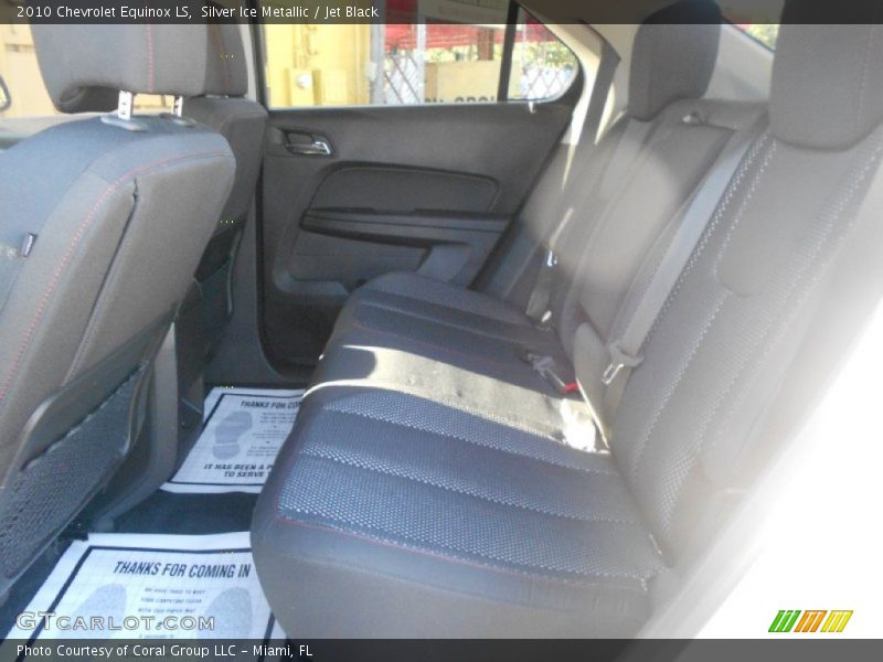 Silver Ice Metallic / Jet Black 2010 Chevrolet Equinox LS
