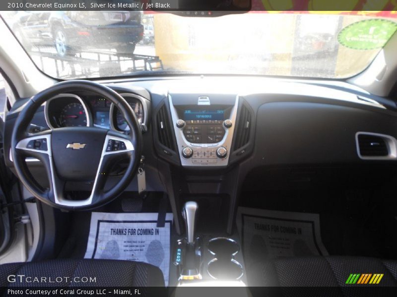 Silver Ice Metallic / Jet Black 2010 Chevrolet Equinox LS