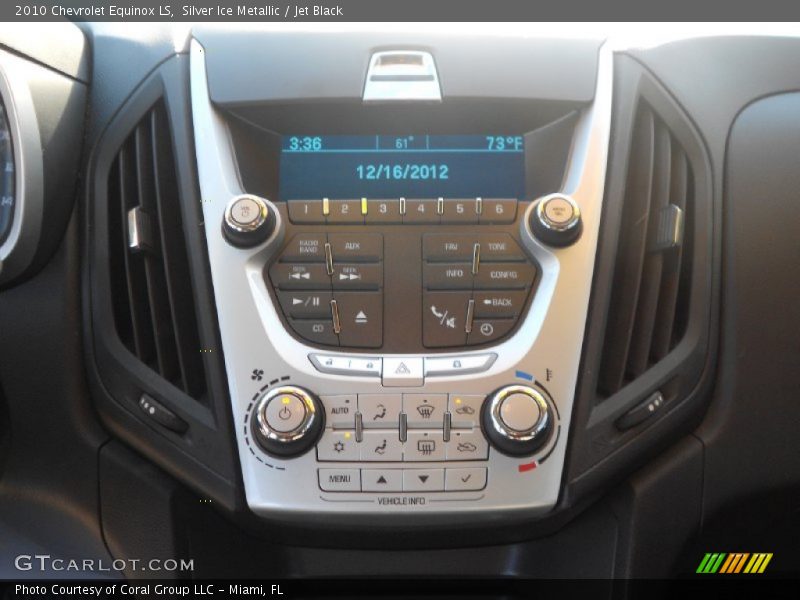 Silver Ice Metallic / Jet Black 2010 Chevrolet Equinox LS