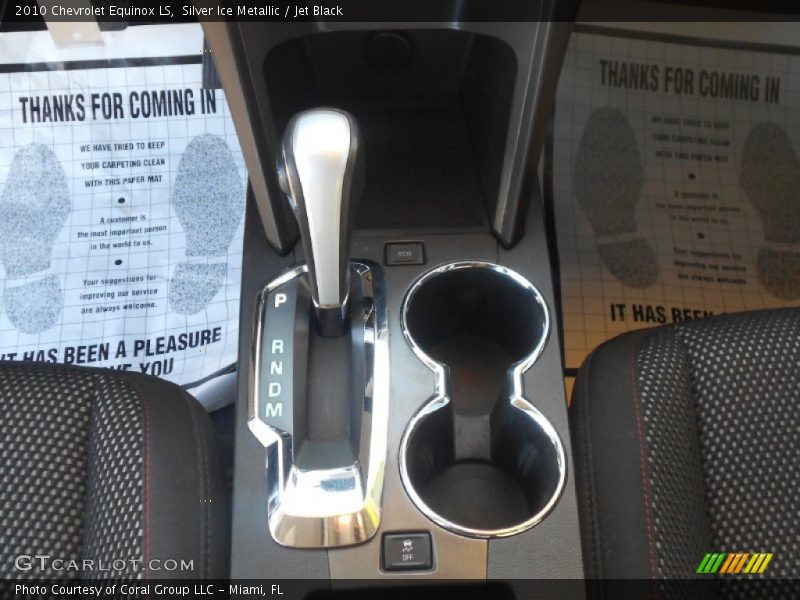 Silver Ice Metallic / Jet Black 2010 Chevrolet Equinox LS