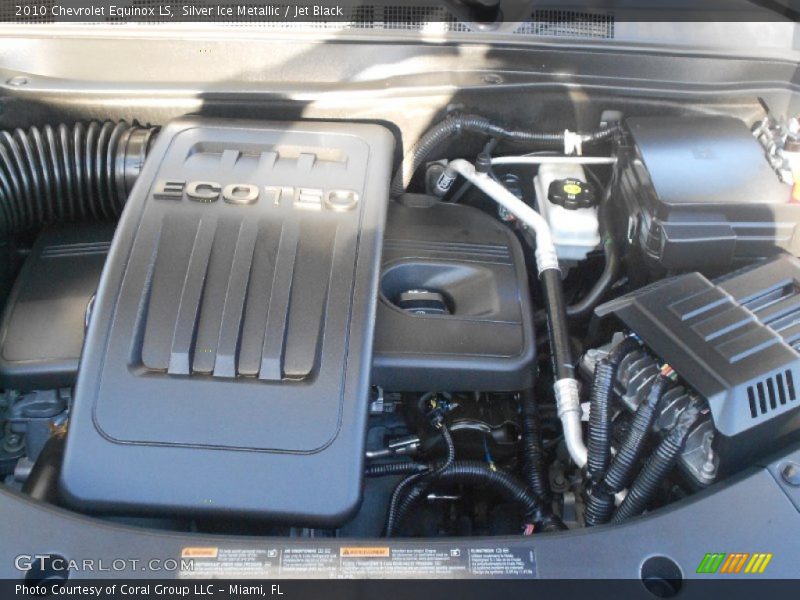 Silver Ice Metallic / Jet Black 2010 Chevrolet Equinox LS