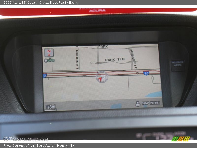 Crystal Black Pearl / Ebony 2009 Acura TSX Sedan