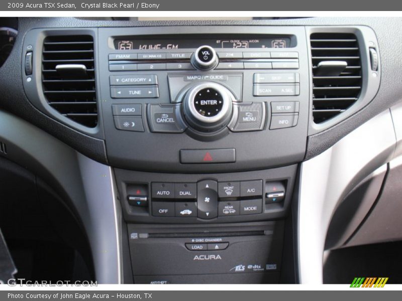 Crystal Black Pearl / Ebony 2009 Acura TSX Sedan