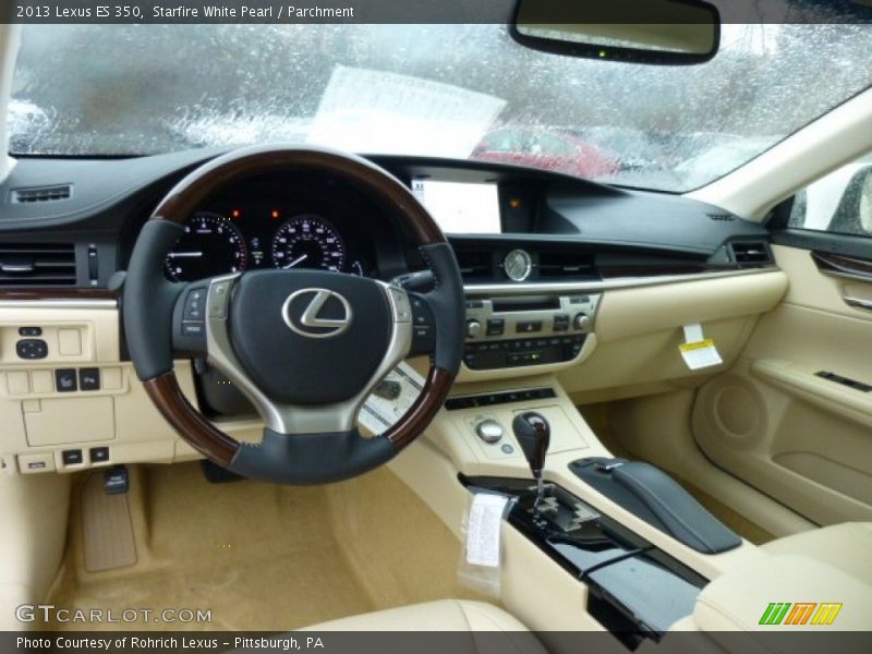 Starfire White Pearl / Parchment 2013 Lexus ES 350