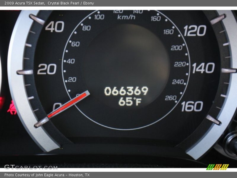 Crystal Black Pearl / Ebony 2009 Acura TSX Sedan