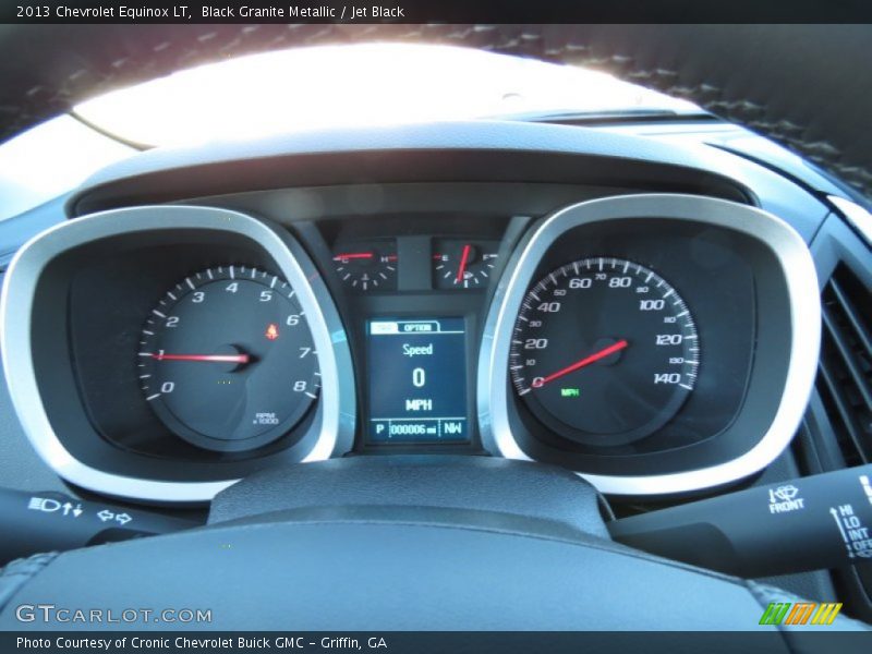 Black Granite Metallic / Jet Black 2013 Chevrolet Equinox LT