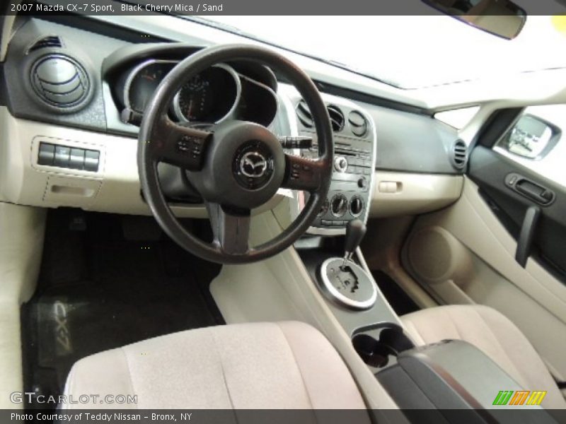 Black Cherry Mica / Sand 2007 Mazda CX-7 Sport