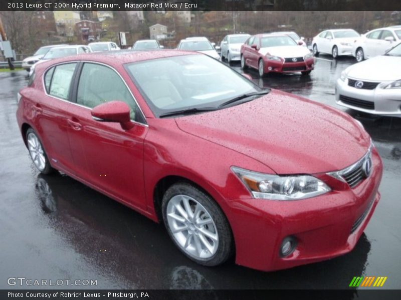 Front 3/4 View of 2013 CT 200h Hybrid Premium