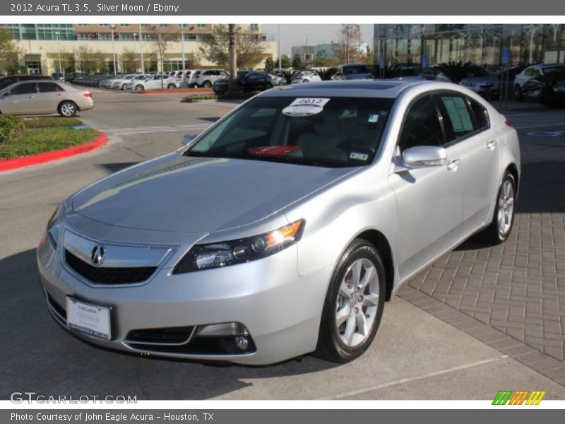 Silver Moon / Ebony 2012 Acura TL 3.5