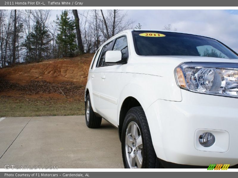 Taffeta White / Gray 2011 Honda Pilot EX-L