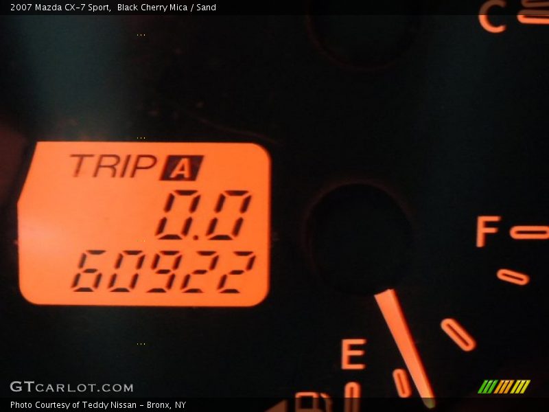 Black Cherry Mica / Sand 2007 Mazda CX-7 Sport