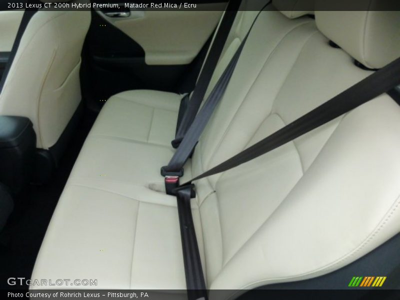 Matador Red Mica / Ecru 2013 Lexus CT 200h Hybrid Premium