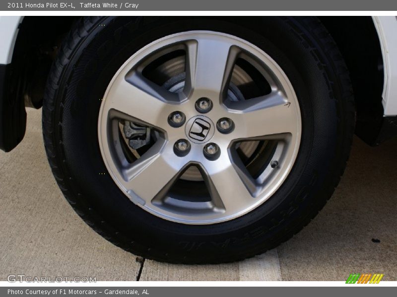 Taffeta White / Gray 2011 Honda Pilot EX-L