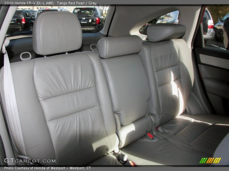 Tango Red Pearl / Gray 2010 Honda CR-V EX-L AWD