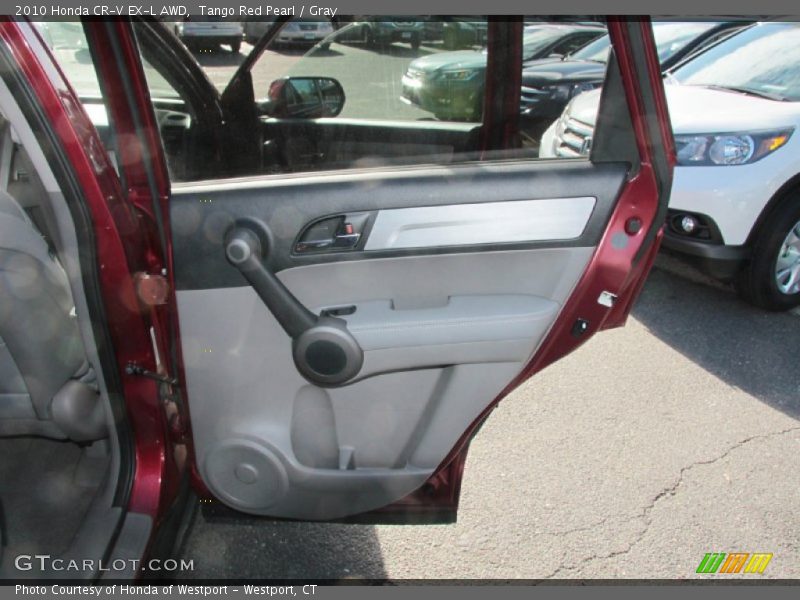 Tango Red Pearl / Gray 2010 Honda CR-V EX-L AWD