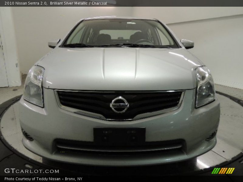 Brilliant Silver Metallic / Charcoal 2010 Nissan Sentra 2.0