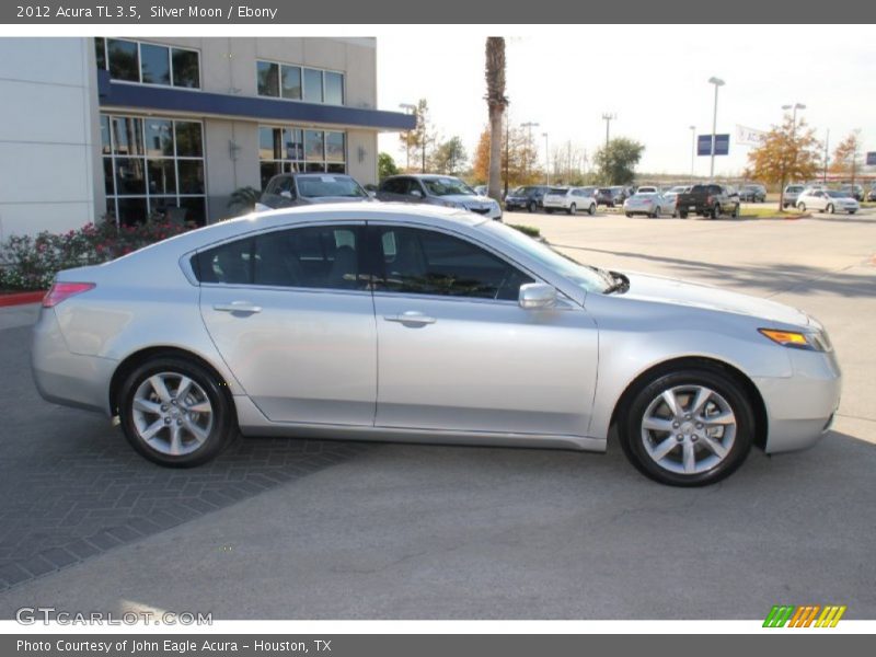 Silver Moon / Ebony 2012 Acura TL 3.5