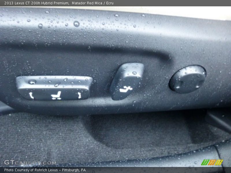 Matador Red Mica / Ecru 2013 Lexus CT 200h Hybrid Premium