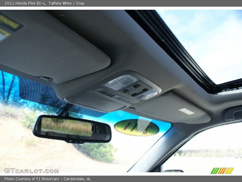 Taffeta White / Gray 2011 Honda Pilot EX-L
