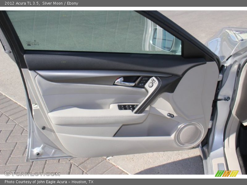 Silver Moon / Ebony 2012 Acura TL 3.5