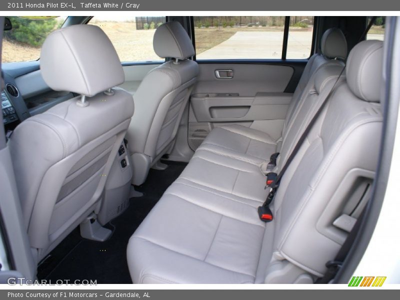 Taffeta White / Gray 2011 Honda Pilot EX-L