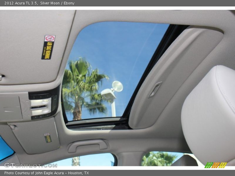 Silver Moon / Ebony 2012 Acura TL 3.5
