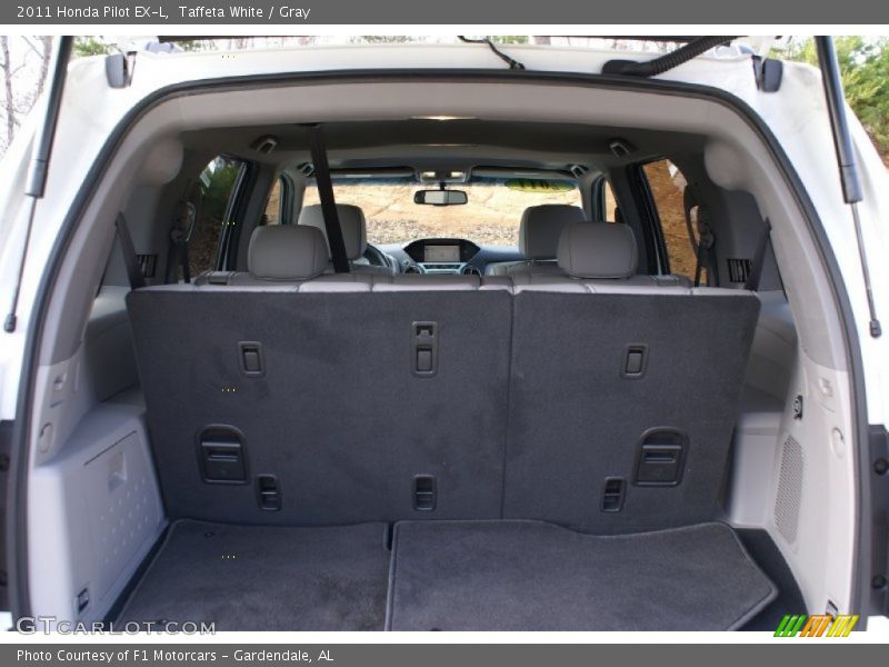 Taffeta White / Gray 2011 Honda Pilot EX-L