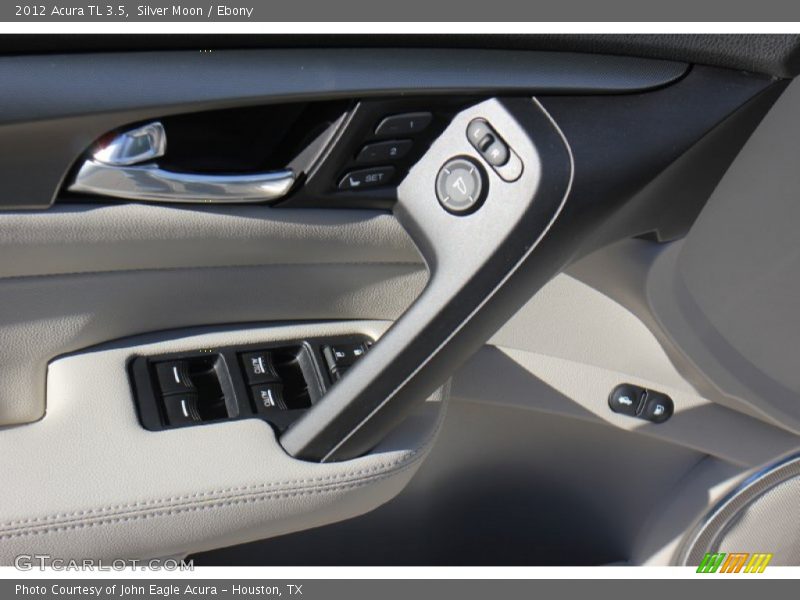 Silver Moon / Ebony 2012 Acura TL 3.5