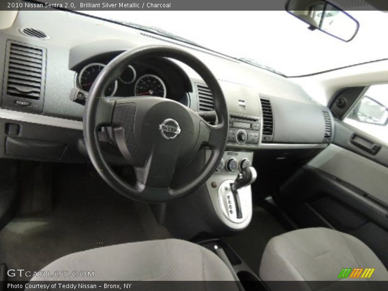 Brilliant Silver Metallic / Charcoal 2010 Nissan Sentra 2.0
