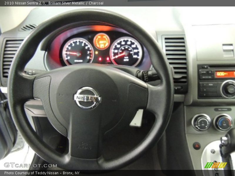 Brilliant Silver Metallic / Charcoal 2010 Nissan Sentra 2.0